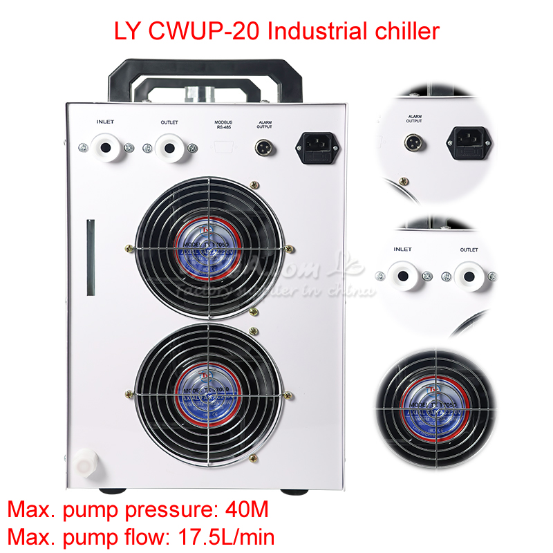 Laser Industrial Chiller - Resfriador industrial LY CWUP-20 para uso