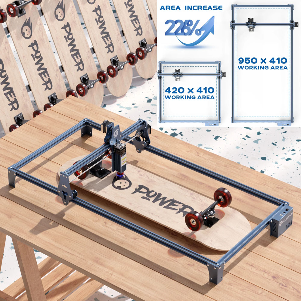 Industrial Laser Engraver - Kit de expansão de área de