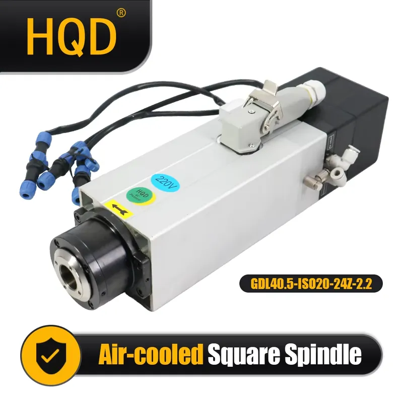 Motor Spindle Quadrado com Tro - Cnc Spindle Motor avaliação e preço